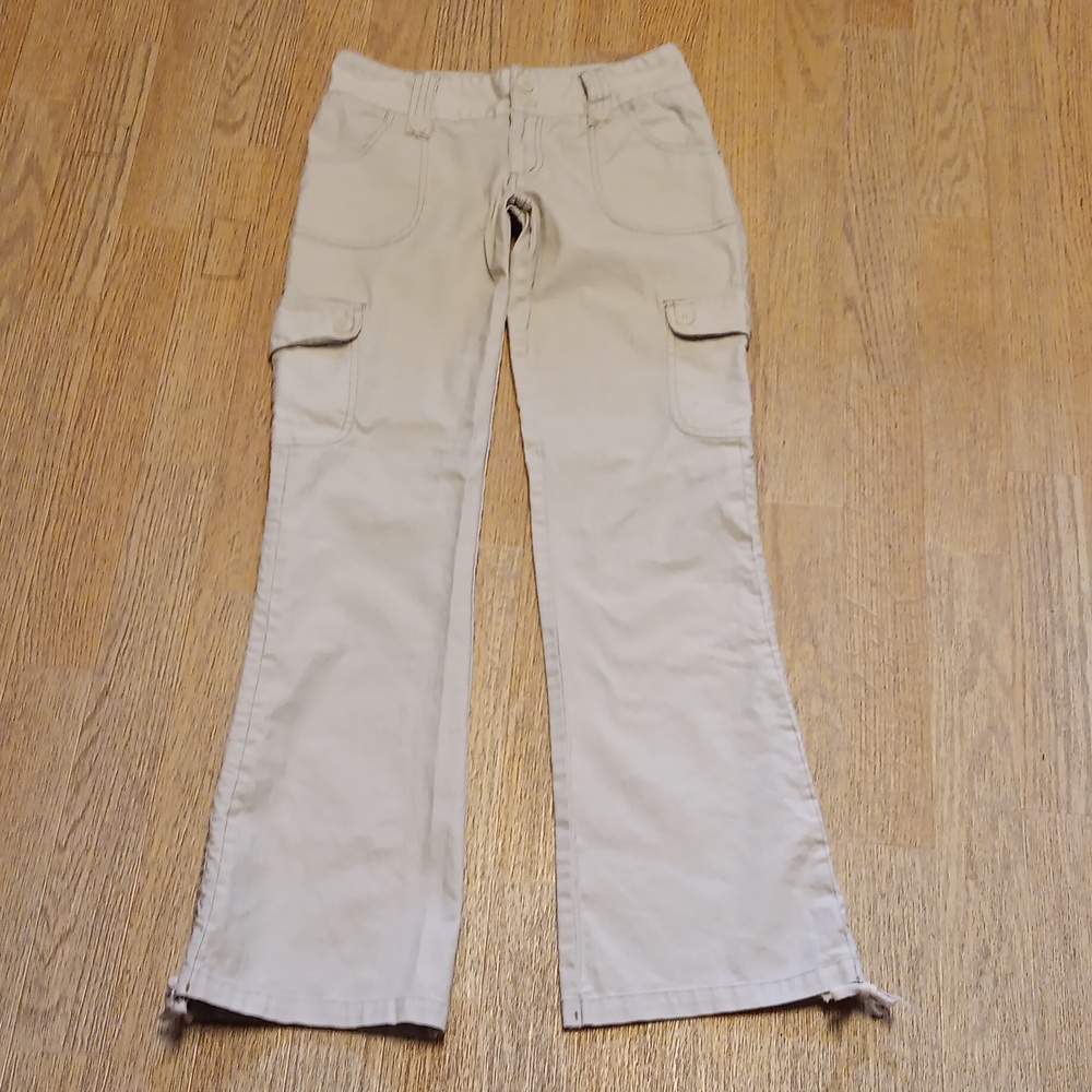 I LOVE YOU KHAKI CARGO PANTS